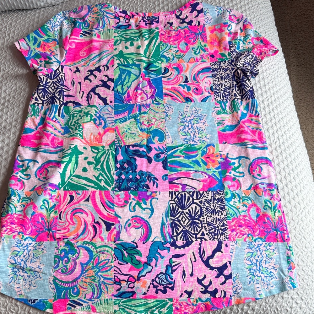 Lilly Pulitzer Etta Multi-Pattern Top - image 3